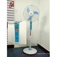 Ventilateur de support rechargeable de CC de 16 pouces LED (USDC-421)